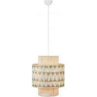 Markslöjd Ano lampa wisząca 1x40 W brązowa-beżowa 108824