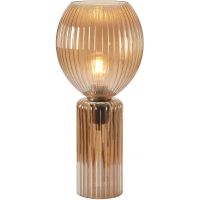Markslöjd Toulipa lampa stołowa 1x40 W bursztynowa 108851