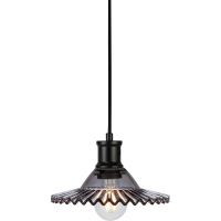 Markslöjd Novia lampa wisząca 1x40 W czarna-przydymiona 108854