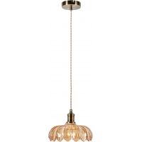 Markslöjd Kurage lampa wisząca 1x40 W mosiądz-bursztynowa 108858