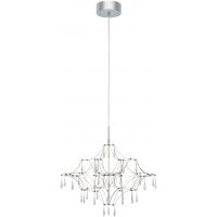 Markslöjd Efesos lampa wisząca 33x14 W stal-przezroczysta 108869