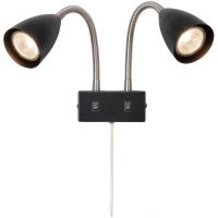 Markslöjd Ciro kinkiet 2x7 W czarny 108901