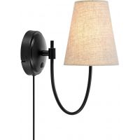 Markslöjd Amar kinkiet 1x40 W czarny-beżowy 108907