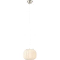 Markslöjd Sober lampa wisząca 1x40 W biała-nikiel 109008