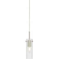 Markslöjd Tibia lampa wisząca 1x40 W przezroczysta-nikiel 109013
