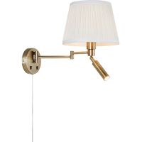 Markslöjd Pivot kinkiet 1x60 W mosiądz 109017