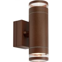 Markslöjd Luno kinkiet zewnętrzny 2x4,9 W brązowy 109105