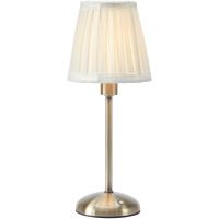 Markslöjd Anno lampa stołowa 1x2 W biała-antyczny mosiądz 109126