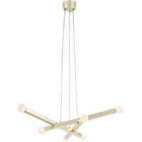 Markslöjd Stack lampa wisząca 6x40 W mosiądz 109157