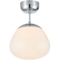Markslöjd Rise lampa podsufitowa 1x40 W biała-chrom 109166