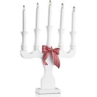 Markslöjd Rydboholm lampa stołowa - świecznik świąteczny 5x3W biała 8011,410