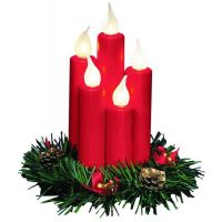 Markslöjd Hanna lampa stołowa - świecznik świąteczny 5x3W czerwony 8056,100