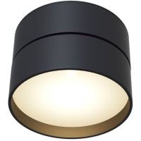 Maytoni Onda lampa podsufitowa 1x18W czarny mat C024CL-L18B