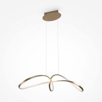 Maytoni Curve lampa wisząca 1x42 W złota MOD156PL-L52G4K