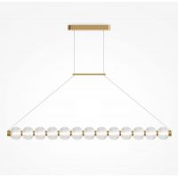 Maytoni Amulet lampa wisząca 1x22 W przezroczysta-złota MOD555PL-L18G3K