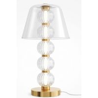 Maytoni Amulet lampa stołowa 1x10 W przezroczysta-złota MOD555TL-L8G3K