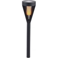 Milagro Flame lampa solarna stojąca 1x0,06 W czarny EKO1450