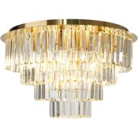 Milagro Milano lampa podsufitowa 9x40 W złota-kryształ ML1024