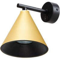 Milagro Cone kinkiet 1x10 W czarny-złoty ML1123