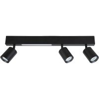 Milagro Magnet lampa podsufitowa 3x5 W czarna ML1134