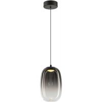 Milagro Vaso lampa wisząca 1x4 W czarna-przydymiona ML1403