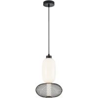 Milagro Arame lampa wisząca 1x15 W biała-czarna ML1432