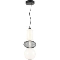 Milagro Arame lampa wisząca 1x23 W biała-czarna ML1433