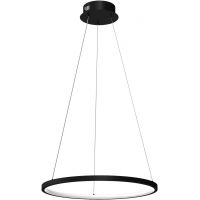 Milagro Hoop lampa wisząca 1x27 W czarna ML1541