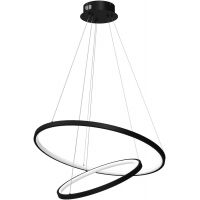 Milagro Hoop lampa wisząca 1x51 W czarna ML1542