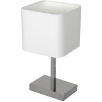 Milagro Napoli lampa stołowa 1x60W biała/chrom ML6363
