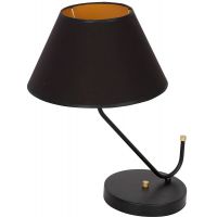 Milagro Victoria Black lampa stołowa 1x60W czarno/złota MLP4914