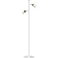 Milagro Joker lampa stojąca 2x40W biała/złota MLP7537