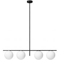 Miloox Jugen Black lampa podsufitowa 4x40W czarna/biała 1744.204