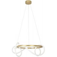 Moosee Serpiente lampa wisząca 1x32 W biała-złota MSE010100236