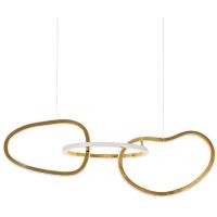 Moosee Jazz lampa wisząca 3x36 W złota MSE1501100203