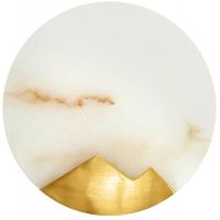 Moosee Luxio kinkiet 1x40 W biały-złoty MSE1501100444