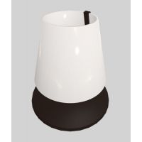 Martinelli Luce Amarcord lampa stołowa 1x8W LED przezroczysta/antracyt 827/DIM/TR/AN