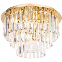 MaxLight Monaco lampa podsufitowa 9x40W złota C0205