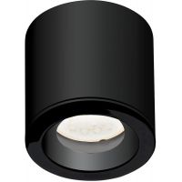MaxLight Form lampa podsufitowa 1x50W czarna C0216