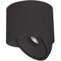 MaxLight Vector lampa podsufitowa 1x10 W czarna C0266