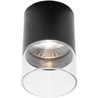 MaxLight Fusion lampa podsufitowa 1x7 W czarna C0275