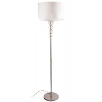 MaxLight Elegance lampa stojąca 1x60W biały/chrom F0038