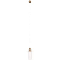 MaxLight Signature lampa wisząca 1x8 W mosiądz-przezroczysta P0531