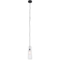 MaxLight Mauri lampa wisząca 1x12 W czarna-przezroczysta P0588