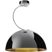 MaxLight Twenty lampa podsufitowa 1x60W czarna/złota P0463