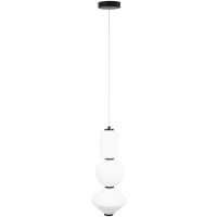 MaxLight Akiko lampa wisząca 1x23W LED biała/czarna P0468