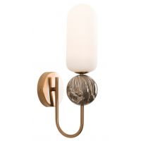 MaxLight Nova kinkiet 1x7 W biały-złoty W0380