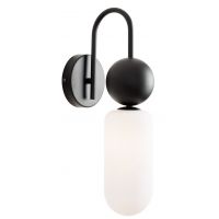 MaxLight Nova kinkiet 1x7 W biały-czarny W0381