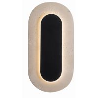 MaxLight Travertino kinkiet 1x10 W czarny W0393