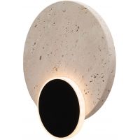 MaxLight Travertino kinkiet 1x10 W czarny W0394